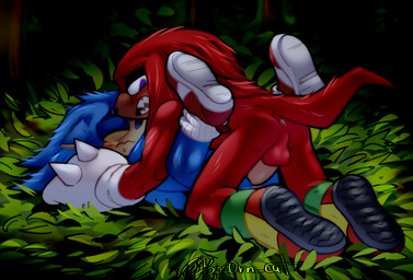 anal anal_penetration anthro anus backsack balls blue_body blush clothing duo eyes_closed footwear forest forest_background from_front_position genitals gloves handwear legs_up lying male male/male male_penetrated male_penetrating male_penetrating_male missionary_position nature nature_background on_back open_mouth penetration penile penile_penetration penis_in_ass plant purple_eyes red_body sex shoes spiked_gloves spikes tree meowwabae sega sonic_the_hedgehog_(series) knuckles_the_echidna sonic_the_hedgehog echidna eulipotyphlan hedgehog mammal monotreme 2022 absurd_res digital_drawing_(artwork) digital_media_(artwork) hi_res