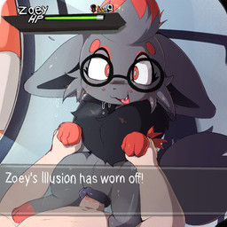 accidental_bestiality animal_genitalia animal_vulva bestiality blue_eyes bodily_fluids canine_genitalia canine_vulva chest_tuft detailed_background duo eyewear female female_feral female_focus female_on_human female_penetrated feral feral_penetrated first_person_view fluffy fur genital_fluids genitals glasses grey_body grey_fur hairs human_on_feral human_penetrating human_penetrating_female human_penetrating_feral human_to_feral illusion interspecies larger_male light-skinned_male light_body light_skin male male/female male_human male_on_feral male_penetrating male_penetrating_female multicolored_body multicolored_fur pawpads penetration penile penile_penetration penis penis_in_vagina pokephilia red_body red_fur sex shocked simple_background size_difference smaller_penetrated species_transformation text transformation tricked tuft two_tone_body two_tone_fur vaginal vaginal_fluids vaginal_penetration vulva lodetail nintendo pokemon generation_5_pokemon human mammal pokemon_(species) zorua 1:1 2026 digital_media_(artwork) hi_res