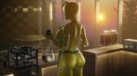 anthro apron apron_only beverage big_breasts blue_eyes breasts butt clothed clothing coffee coffee_shop female looking_at_viewer machine nude partially_clothed rear_view solo waiter yellow_body magniym five_nights_at_freddy's five_nights_at_freddy's_2 scottgames starbucks toy_chica_(fnaf) animatronic avian bird chicken galliform gallus_(genus) phasianid robot 16:9 3d_(artwork) blender_(artwork) digital_media_(artwork) hi_res widescreen