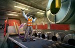 3d_background anthro at_work car clothed clothing coiling construction costume fully_clothed happy industrial male slice_of_life truck vehicle work worker working sunny_way brikan dinosaur dromaeosaurid prehistoric_species reptile scalie theropod digital_media_(artwork) hi_res