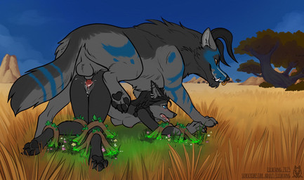 animal_genitalia animal_penis anthro anthro_on_feral anthro_penetrated ass_up balls bestiality black_body black_fur black_hair blue_markings bodily_fluids butt canine_genitalia canine_penis clitoral_hood clitoris cum cum_drip cum_in_vagina cum_inside dominant dominant_feral dominant_male dripping duo erection facial_piercing fangs female female_anthro female_on_feral female_penetrated feral feral_on_top feral_penetrating feral_penetrating_anthro from_behind_position fur genital_fluids genitals hair horn humanoid_genitalia humanoid_vulva interspecies knot knot_root knotted_penis knotting larger_feral larger_male looking_pleasured magic male male/female male_dominating_female male_feral male_on_anthro male_penetrating male_penetrating_female markings mounting nipples nose_piercing nose_ring nude nude_anthro nude_female penetration penile penile_penetration penis piercing questionable_consent ring_piercing septum_piercing septum_ring sex sheath size_difference smaller_anthro smaller_female submissive submissive_anthro submissive_female tail teeth vaginal vaginal_knotting vaginal_penetration vine_bondage vulva lichfang blizzard_entertainment warcraft ardal estelle_drace canid canine canis mammal tauren_(feral) werecanid werecreature wolf worgen 2025 hi_res
