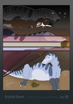 ambiguous_gender berry duo feathers feral food fruit plant sleeping sleeping_together sunrise waking_up paper-wings adasaurus dinosaur feathered_dinosaur feathered_scalie nanyangosaurus prehistoric_species reptile scalie theropod comic hi_res female_(lore) male_(lore)