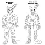 black_sclera duo exposed_endoskeleton exposed_teeth looking_at_viewer machine male simple_background teeth text white_background white_eyes saltynoodles five_nights_at_freddy's five_nights_at_freddy's_3 scottgames burntrap_(fnaf) springtrap_(fnaf) animatronic humanoid lagomorph leporid mammal rabbit robot undead 1:1 2022 digital_media_(artwork) english_text hi_res meme