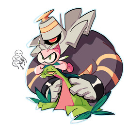 antennae_(anatomy) anthro bodily_fluids female green_eyes group holding_head male simple_background sweat sweatdrop trio white_background yellow_eyes scribzag nintendo pokemon pokemon_mystery_dungeon spike_chunsoft dusknoir_(eotds) grovyle_the_thief shiny_celebi_(eotds) celebi dusknoir generation_2_pokemon generation_3_pokemon generation_4_pokemon grovyle legendary_pokemon pokemon_(species) shiny_pokemon 2025 digital_media_(artwork) hi_res