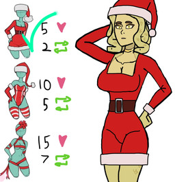 christmas_clothing christmas_headwear clothing female hat headgear headwear holidays living_hair pseudo_hair pupils santa_hat slim slit_pupils small_waist snake_hair solo yellow_eyes serenitytowne christmas european_mythology greek_mythology mythology medusa gorgon humanoid reptile scalie snake hi_res