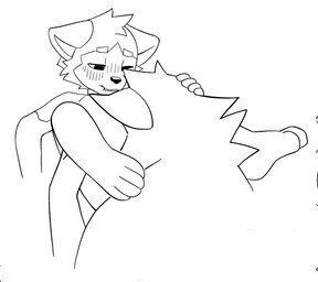 adult_on_young age_difference anthro arm_support duo fellatio hand_on_head leaning leaning_backward leaning_on_elbow looking_pleasured male male/male older_penetrated oral penetration penile sex spread_legs spreading young young_anthro young_male minishadefox ruke_(minishadefox) canid canine canis domestic_dog husky mammal nordic_sled_dog siberian_husky spitz hi_res monochrome
