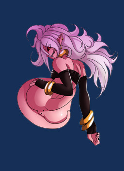 anus arm_warmers armwear black_nails black_sclera bracelet butt clothing colored_nails ear_piercing female genitals gold_(metal) gold_jewelry hair hand_on_butt humanoid_pointy_ears jewelry levitation long_hair looking_at_viewer looking_back nails neck_ring not_furry open_mouth piercing pink_body pink_skin pink_tail pointy_ears rear_view red_eyes simple_background solo tail teeth tongue tongue_out transparent_background vulva white_hair suid-art dragon_ball dragon_ball_fighterz android_21 majin_android_21 alien alien_humanoid humanoid majin 2018 absurd_res alpha_channel hi_res
