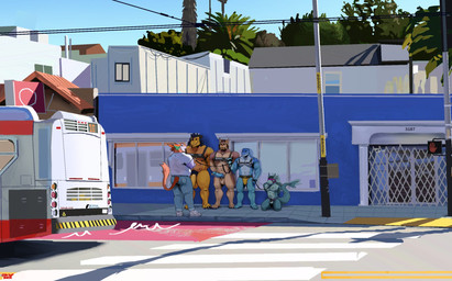 anthro balls big_balls big_penis blindfold body_writing bottomwear bus butt chastity_device clothed clothed_anthro clothed_male clothing collar commercial_vehicle crossed_arms crosswalk denim denim_bottomwear denim_clothing ear_piercing erection facial_piercing fin flaccid footwear fully_clothed fully_clothed_anthro fully_clothed_male furgonomic_pants genital_piercing genitals glans group hands_behind_back harness holding_leash holding_object humanoid_genitalia humanoid_penis hybrid_genitalia hybrid_penis jeans jockstrap kneeling knot knotted_humanoid_penis knotted_penis larger_male leash lined_up male male/male male_anthro mostly_nude nose_piercing nude nude_anthro nude_male outside pants penis penis_piercing piercing prince_albert_piercing prostitution pubes public public_exposure public_nudity rear_view septum_piercing service_top service_top_harness shirt shoes size_difference slur smaller_male smile standing submissive submissive_anthro submissive_male t-shirt tail tail_fin tail_tuft topless topless_anthro topless_male topwear tuft underwear vehicle aviesergal mythology avie cirrus_(xp) nimbus_whitetail aquatic dragon felid feline fish mammal mythological_creature mythological_scalie scalie sergal shark hi_res