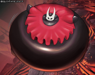 air_inflation belly belly_expansion big_belly black_body black_eyes body_inflation cloak clothing empty_eyes expansion female floating huge_belly hyper hyper_belly hyper_inflation immobile inflation motion_lines outside puffed_cheeks red_cloak red_clothing round_body solo spherical_inflation swelling text white_head raitotuna hollow_knight_(franchise) team_cherry hornet_(hollow_knight) animal_humanoid arachnid arachnid_humanoid arthropod arthropod_humanoid humanoid spider_humanoid 2025 artist_name colored digital_media_(artwork) hi_res japanese_description shaded