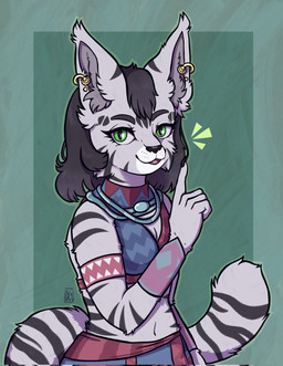 anthro armband black_hair breasts ear_piercing ear_ring female green_eyes hair jewelry nails navel necklace piercing ring_piercing solo tail alfakimera bethesda_game_studios microsoft the_elder_scrolls the_elder_scrolls_online lya_(ixikelpos) felid khajiit mammal pantherine tiger hi_res