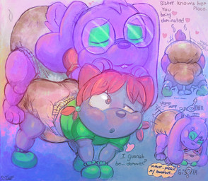 all_fours anthro big_diaper bodily_fluids clothing cum cum_in_diaper diaper diaper_humping doggystyle dominant dominant_male duo eyewear feces female floppy_ears from_behind_position genital_fluids glasses handwear humping kimi_(tommy_prower) male male/female mittens orgasm_face questionable_consent sex soiled_diaper soiling stinky_diaper submissive submissive_female text unclean_diaper used_diaper young overflo207 tommy_prower felid feline lagomorph mammal english_text hi_res brother_(lore) brother_and_sister_(lore) incest_(lore) sibling_(lore) sister_(lore)