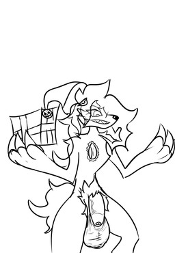 anthro balls big_balls big_penis christmas_clothing christmas_headwear claws clothing flaccid foreskin genitals gift hair hat headgear headwear holidays long_hair male nude penis pubes saggy_balls santa_hat small_tail solo tail fex_le_scree christmas nintendo pokemon lucky_the_lycanroc_(character) canid canine canis generation_7_pokemon ghost lycanroc mammal midnight_lycanroc pokemon_(species) spirit undead wolf absurd_res hi_res monochrome