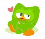 balls blush bodily_fluids cum duo genital_fluids genitals heart_symbol male mascot masturbation penile penile_masturbation penis solo tapering_penis sunofureiku duolingo duo_(duolingo) avian bird owl 2019