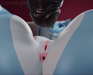 anthro anus anus_stretched_by_vaginal backsack balls balls_deep bed big_balls big_penis black_penis blue_body breasts churning_balls close-up dark_penis detailed_background duo female female_penetrated from_front_position fur furniture genitals glans glistening glistening_balls glistening_genitalia glistening_glans glistening_penis green_eyes grey_body grey_fur huge_penis humanoid_genitalia humanoid_penis humanoid_vulva hyper hyper_genitalia hyper_penis large_penetration lying male male/female male_penetrating male_penetrating_female mating_press multicolored_body nude on_bed penetration penile penile_penetration penis penis_in_vagina pink_anus pink_vulva ridiculous_fit sex slow_insertion solo_focus spread_legs spreading thick_penis throbbing throbbing_balls throbbing_penis two_tone_body vagina_pushed_in vaginal vaginal_penetration vulva white_body connivingrat valorlynz_(modeler) dariana_(quetzaly) elise_(omniman907) cobra reptile scalie snake 3d_(artwork) 3d_animation animated digital_media_(artwork) long_playtime no_sound signature webm