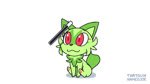 ambiguous_gender anthro crossed_legs feral feral_to_anthro fur green_body green_fur green_hair green_tail hair head_hit humor magic magic_wand red_eyes simple_background sitting smoke solo tail text toony transformation thatguynamedjoe nintendo pokemon felid feline generation_9_pokemon mammal pokemon_(species) sprigatito 16:9 animated frame_by_frame hi_res short_playtime signature sound webm widescreen