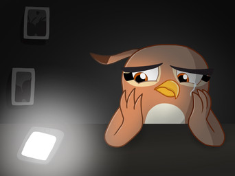 anthro beak bodily_fluids brown_eyes cellphone electronics feathers female feral phone solo tan_body tan_feathers tears yellow_beak justsomepainter11 angry_birds angry_birds_stella rovio_entertainment sega the_angry_birds_movie dahlia_(angry_birds) avian bird eared_owl long-eared_owl owl true_owl 2018 hi_res