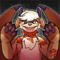 blood blood_drip blood_from_wound bodily_fluids chest_tuft crying depth_of_field dripping ears_down female feral fur gore grimace hair horn looking_at_viewer messy_hair orange_eyes pained_expression paws pivoted_ears reaching_towards_viewer simple_background slit_throat solo tan_body tan_fur tears tuft unusual_blood unusual_bodily_fluids wings wounded periodic mythology cobe_(periodic) dragon furred_dragon furred_scalie mythological_creature mythological_scalie scalie 1:1