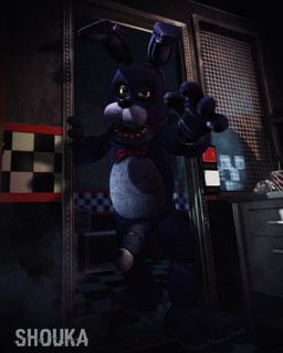 3_toes 4_fingers action_pose angry anthro balls biped black_nose doorway dramatic_lighting feet fingers floor fur genitals long_ears looking_at_viewer machine male office on_model penis pose purple_body purple_fur purple_penis reaching_out reaching_towards_viewer segmented_penis smoke solo tile tile_floor tile_wall toes wall_(structure) shoukaart five_nights_at_freddy's scottgames bonnie_(fnaf) animatronic humanoid lagomorph leporid mammal rabbit robot robot_humanoid 3d_(artwork) 4:5 digital_media_(artwork) hi_res source_filmmaker_(artwork) watermark