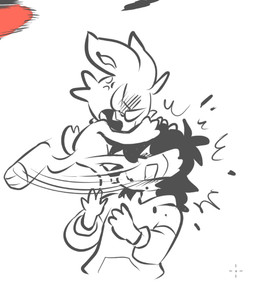angry anthro assault attack beating clothing duo hoodie jacket kick kicking_face male topwear quavernsfw nintendo pokemon pokemon_trainer generation_8_pokemon human mammal pokemon_(species) scorbunny 2026 sketch sketch_page