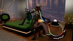 anthro bedroom collar duo from_behind_position knot leash male male/male science_fiction sex bypixel25 jetface5000 pixel_(bypixel25) zach_(jetface5000) mantled_beast 16:9 3d_(artwork) 4k absurd_res blender_(artwork) digital_media_(artwork) hi_res widescreen