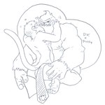 anthro anthro_on_anthro blush butt duo eyes_closed heart_symbol kissing male male/male necktie nipples nude simple_background wuffinarts donkey_kong_(series) nintendo diddy_kong donkey_kong_(character) ape gorilla haplorhine mammal monkey primate