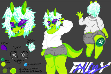 aliy femboy fur green_body green_fur male alien