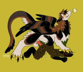 anal anal_penetration animal_genitalia animal_penis anthro anthro_on_feral anthro_penetrated balls bestiality black_body black_claws black_ears black_feathers black_fur black_spots black_tail black_tail_tip black_talons black_wings blush bodily_fluids breath brown_body brown_ears brown_feathers brown_fur brown_hair brown_mane brown_tail brown_wings canine_genitalia canine_penis claws coastal_wolf countershading cum cum_drip dipstick_horn dipstick_tail dripping drooling duo ejaculation erection eyes_closed feathers feet feral feral_penetrating feral_penetrating_anthro fur genital_fluids genitals gloves_(marking) green_background hair horn interspecies knot knotted_penis leg_tuft male male/male male_penetrated male_penetrating male_penetrating_male mane markings multicolored_body multicolored_feathers multicolored_fur multicolored_horn multicolored_tail multicolored_wings obscured_penetration penetration penile penile_penetration penis red_penis saliva scutes sex simple_background smile spots spotted_body spotted_fur tail tail_markings tail_tuft tan_balls tan_body tan_countershading tan_feathers tan_fur tan_tail tan_wings text tuft wings yellow_feet yellow_scutes birdpaw_(artist) mythology fursona_(birdpaw) canid canine canis dragon feathered_dragon feathered_scalie furred_dragon furred_scalie mammal mythological_creature mythological_scalie scalie 2025 artist_name dated full-length_portrait hi_res portrait