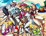 aka6 big_breasts big_butt bikini breasts butt cleavage clothed clothing female hi_res humanoid league_of_legends looking_at_viewer looking_back machine not_furry orianna_(lol) riot_games robot robot_humanoid swimwear tagme tencent