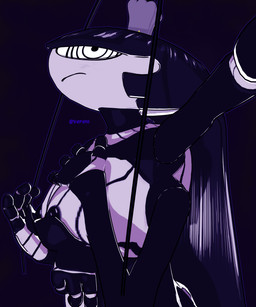 3_fingers antennae_(anatomy) anthro armpit_fetish big_breasts big_eyes breasts clothed clothing crown female fingers first_person_view grey_body hair half_naked headgear long_hair looking_at_viewer multi_limb nipples serious serious_face shell solo standing verelo versus_(manga) roya_roach arthropod blattodean cockroach demon humanoid insect 3d_(artwork) digital_media_(artwork) hi_res