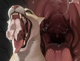 anthro bodily_fluids clothing drooling_tongue ears_up eating facial_hair fangs feet female feral fingers foot_fetish footwear fur hindpaw humanoid_feet male mane mouth_shot mustache open_mouth paws pink_mouth pink_nose pink_tongue plantigrade saliva smelly snout socks solo swallowing sweat teeth throat tongue tongue_out uvula vore white_body white_fur yellow_body yellow_eyes yellow_fangs yellow_fur yellow_teeth hoffersanchez cougar felid feline mammal panthera digital_drawing_(artwork) digital_media_(artwork) digital_painting_(artwork) hi_res painting_(artwork)