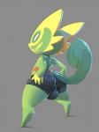 anthro backsack balls balls_in_underwear big_butt boxers_(clothing) bulge butt clothing femboy genitals male no_pupils solo thick_thighs underwear amphlow nintendo pokemon vimmy_(squishy) generation_3_pokemon kecleon pokemon_(species) scalie hi_res