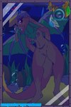 anthro bodily_fluids breasts female genital_fluids nipples nude smile solo tail comicstormcreations mythology daniela_malfor_grey aquatic_dragon dragon hybrid mammal marine mythological_creature mythological_scalie scalie hi_res