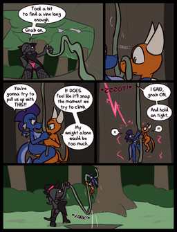 2_horns anthro balls black_clothing black_dress black_hat black_headwear blue_body blue_scales breasts butt butt_grab cleavage clothed clothing dialogue dress duo erection female fishnet_stockings forest frown fur genitals green_eyes green_pupils grey_body grey_fur grey_hair group hair hand_on_butt hand_on_hip hat headgear headwear horn humanoid_genitalia humanoid_penis magic male medium_breasts nipples orange_balls orange_body orange_penis orange_scales panties penis pink_clothing pink_nipples pink_panties pink_underwear plant pupils purple_eyes purple_hair purple_pupils scales shrinking size_transformation speech_bubble text transformation tree trio underwear upskirt white_horn ultilix european_mythology mythology ruby_(ultilix) sofia_(ultilix) to-be-named-later demon domestic_cat dragon felid feline felis mammal mythological_creature mythological_scalie scalie western_dragon 2025 comic english_text hi_res