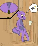 anus bathroom butt clitoris feces female genitals hidden_camera inside_toilet outhouse pussy scatplay solo toilet toilet_paper upset_stomach flamingazalea kobold scalie filth hi_res