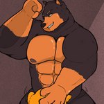 big_pecs dominant duo forced holding_head male muscular oral pecs questionable_consent wide_shoulders mamayong_(artist) angus_(mamayong) theodore_bailey canid canine canis dobermann domestic_cat domestic_dog felid feline felis humanoid mammal pinscher 1:1 hi_res