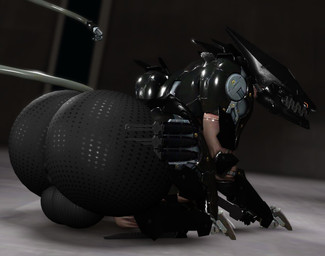 anus balls big_balls black_body claws dagger detailed_background genitals glistening glistening_body glowing hyper machine male melee_weapon multicolored_body puffy_anus solo tail weapon willie_piv konami metal_gear metal_gear_rising:_revengeance platinumgames blade_wolf robot robot_feral 2025 3d_(artwork) digital_media_(artwork)