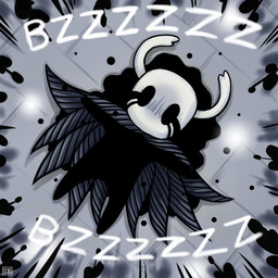 2_horns ambiguous_gender biped black_body black_eyes horn liquid logo lying on_back on_ground solo sound_effects text white_text netmors hollow_knight_(franchise) team_cherry the_knight_(hollow_knight) vessel_(species) 1:1 2020 artist_logo english_text