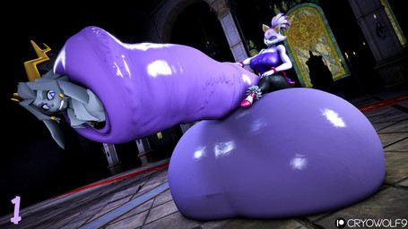 animal_genitalia animal_penis anthro antlers balls big_balls big_penis blue_eyes cock_vore duo equine_genitalia equine_penis female genitals gynomorph horn huge_balls huge_penis hyper hyper_balls hyper_genitalia hyper_penis intersex medial_ring penile penis purple_balls purple_penis vore cryowolf9 warfaremachine_(modeler) pseudoregalia sega sonic_the_hedgehog_(series) blaze_the_cat sybil_(pseudoregalia) warfare_blaze warfare_sybil jackalope lagomorph mammal 16:9 3d_(artwork) digital_media_(artwork) hi_res widescreen