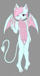 3_toes anthro balls feet femboy genitals male nude paws penis pink_eyes solo toes tongue tongue_out wings lambirn terry_bat bat mammal digital_media_(artwork) hi_res