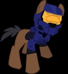 armor blue_team feral headgear helmet male quadruped simple_background solo space_marine transparent_background unknown_artist halo_(series) hasbro microsoft my_little_pony xbox_game_studios caboose spartan_(halo) equid equine horse mammal pony alpha_channel crossover