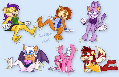 amy_rose anthro bat blaze_the_cat canine cat chipmunk clothing fazoob feline female fiona_fox fox group hedgehog hybrid laugh mammal mina_mongoose mongoose panties princess rodent rouge_the_bat royalty sally_acorn sega sonic_(series) squirrel tickling tickling_feet underwear
Rating: Questionable
Score: 1
User: Sods
Date: October 28, 2014 amy_rose anthro bat blaze_the_cat canine cat chipmunk clothing fazoob feline female fiona_fox fox group hedgehog hybrid laugh mammal mina_mongoose mongoose panties princess rodent rouge_the_bat royalty sally_acorn sega sonic_(series) squirrel tickling tickling_feet underwear
Rating: Questionable
Score: 1
User: Sods
Date: October 28, 2014