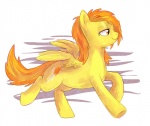 amber_eyes cutie_mark feathered_wings feathers female feral fur hair long_hair orange_hair quadruped simple_background solo tail white_background wings yellow_body yellow_feathers yellow_fur blitzpony friendship_is_magic hasbro my_little_pony mythology spitfire_(mlp) wonderbolts_(mlp) equid equine mammal mythological_creature mythological_equine pegasus 2012