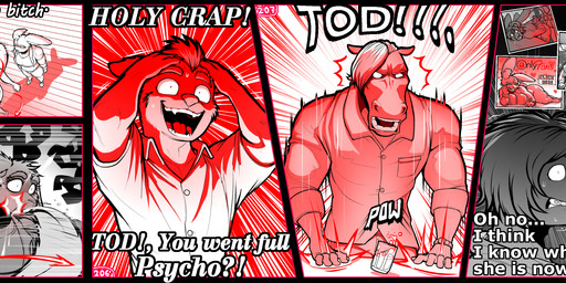 4_fingers aggressive angry annoyed anthro argument breasts buckteeth claws clothing dialogue duo female finger_claws fingers group inner_ear_fluff intimidation jacket larger_male long_ears male motion_lines muscular muscular_female navel size_difference teeth text topwear tuft softbunnyhouse fatima_coco tod_(softbunnyhouse) domestic_ferret equid equine horse hyena lagomorph leporid mammal mustelid musteline pilosan rabbit sloth true_musteline weasel xenarthran absurd_res black_and_white comic digital_drawing_(artwork) digital_media_(artwork) english_text hi_res monochrome multiple_scenes