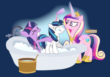 bath bathtub blue_eyes dirty female feral frown group horn levitation magic male purple_eyes scared shampoo simple_background size_difference suds transparent_background wings dm29 friendship_is_magic hasbro my_little_pony mythology princess_cadance_(mlp) shining_armor_(mlp) twilight_sparkle_(mlp) equid equine mammal mythological_creature mythological_equine unicorn winged_unicorn 2017 alpha_channel brother_(lore) brother_and_sister_(lore) sibling_(lore) sister_(lore)