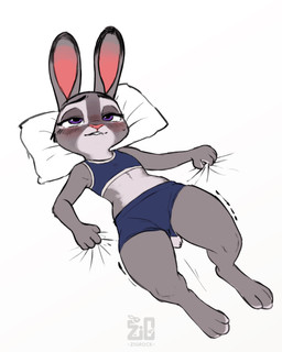boxer_briefs clothing female puple_eyes solo underwear zigrock001 disney zootopia judy_hopps lagomorph leporid mammal rabbit absurd_res hi_res