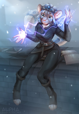 4_toes 5_fingers anthro belt belt_pouch blue_body blue_eyes blue_hair blue_spots book bottomwear breasts circlet claws clothed clothing electricity electricity_manipulation elemental_manipulation feet female finger_claws fingers footwear front_view fur gem grey_body grey_fur hair inner_ear_fluff legwear long_hair magic magic_user mantle pants pawpads paws pink_pawpads sitting snow snowing_outside solo spots surprised toe_claws toeless_footwear toeless_legwear toes tuft wall_(structure) lgag006k043_(artist) microsoft the_elder_scrolls m'ria_(maks_hunt) felid feline khajiit leopard mammal pantherine snow_leopard 2024 detailed digital_media_(artwork) hi_res