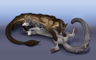 4_fingers 4_toes 69_position amber_eyes anatomically_correct animal_genitalia animal_vulva anus back_mane belly_lick bent_arm bent_legs black_pawpads brown_body brown_fur brown_mane canine_genitalia canine_vulva caressing claws clothing digitigrade duo feet female feral feral_on_feral fingers flexible foot_fetish foot_grab foot_in_mouth foot_play footwear fur genitals grey_background grey_body grey_fur grey_mane hand_on_foot hand_on_knee hand_on_leg hand_on_thigh hands_on_legs happy hindpaw humanoid_pointy_ears licking licking_another licking_partner long_tail lying male male/female mane markings multicolored_body multicolored_fur on_back on_front on_top open_mouth oral pawpads paws pink_pawpads plantigrade pointy_ears quadruped realistic realistic_feral retractable_claws sex shadow simple_background snout spread_legs spreading tail tail_mane tail_tuft tan_body tan_fur toes tongue tongue_out tuft two_tone_body two_tone_fur vulva white_markings yellow_eyes theowlette mythology athys_(cheetahs) kenara_(cheetahs) dra'essa dragon furred_dragon furred_scalie mythological_creature mythological_scalie scalie 2016 digital_media_(artwork) digital_painting_(artwork) hi_res painting_(artwork) shaded soft_shading