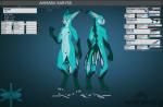 5_fingers anthro breasts female fingers fur genitals multicolored_body multicolored_fur nude pupils pussy slit_pupils solo frostwyrm102 digital_extremes tencent warframe warframe_logo ahmara_karyss felid kavat mammal model_sheet