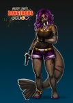 anthro big_breasts blood bodily_fluids breasts clothed clothing colored_nails dangerous female fur gold_(metal) gradient gun hair handgun jewelry looking_at_viewer nails pistol purple_hair ranged_weapon scar simple_background smile solo sparkles text warrior weapon yellow_eyes rizonik mammal marine pinniped seal walrus 2020 colored concept_art digital_drawing_(artwork) digital_media_(artwork) digital_painting_(artwork) english_text full-length_portrait hi_res portrait shaded sketch