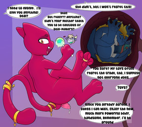 accessory balls bodily_fluids candy cum dessert digit_ring feet feral food food_transformation furgonomics genital_fluids genitals group inanimate_transformation internal jewelry kidney lollipop magic magic_user male male/male offscreen_character organs pawpads paws penis ring shrinking size_difference size_transformation tail tail_accessory tail_jewelry tail_ring text toe_ring toes transformation trio wax_feather mythology nintendo pokemon fan_character nyama dragon generation_1_pokemon kobold legendary_pokemon mew_(pokemon) mythological_creature mythological_scalie pokemon_(species) scalie english_text hi_res